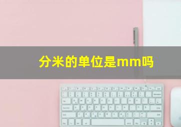 分米的单位是mm吗