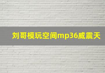 刘哥模玩空间mp36威震天