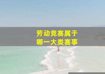 劳动竞赛属于哪一大类赛事