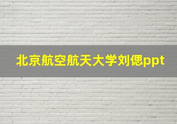 北京航空航天大学刘偲ppt