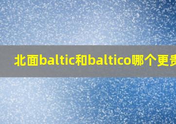 北面baltic和baltico哪个更贵