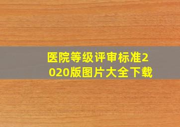 医院等级评审标准2020版图片大全下载