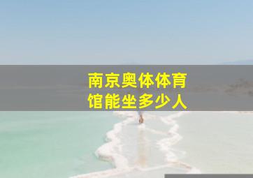 南京奥体体育馆能坐多少人