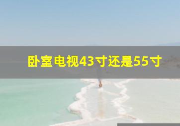 卧室电视43寸还是55寸