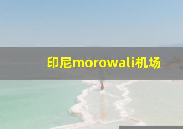 印尼morowali机场