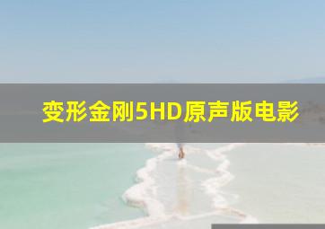 变形金刚5HD原声版电影