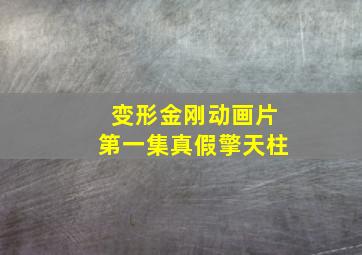 变形金刚动画片第一集真假擎天柱