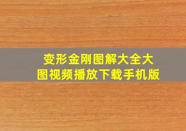 变形金刚图解大全大图视频播放下载手机版