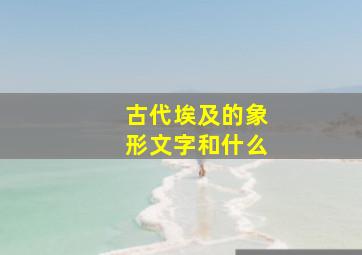 古代埃及的象形文字和什么