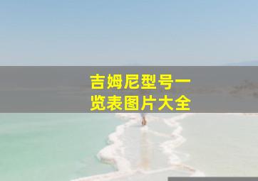 吉姆尼型号一览表图片大全