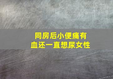 同房后小便痛有血还一直想尿女性