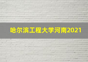 哈尔滨工程大学河南2021