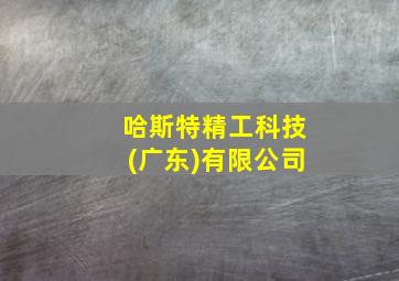 哈斯特精工科技(广东)有限公司