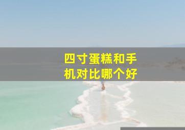 四寸蛋糕和手机对比哪个好