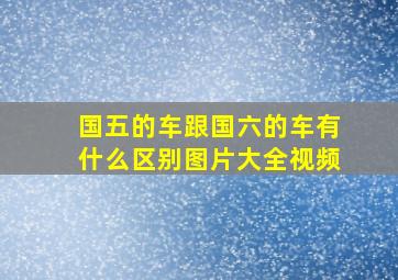 国五的车跟国六的车有什么区别图片大全视频