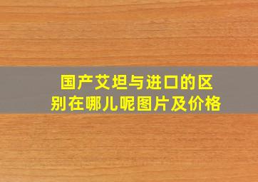 国产艾坦与进口的区别在哪儿呢图片及价格