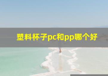 塑料杯子pc和pp哪个好