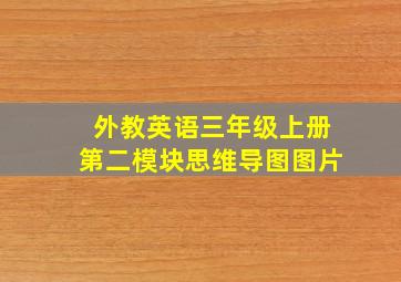 外教英语三年级上册第二模块思维导图图片