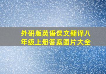 外研版英语课文翻译八年级上册答案图片大全