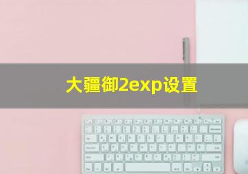 大疆御2exp设置