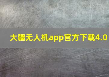 大疆无人机app官方下载4.0