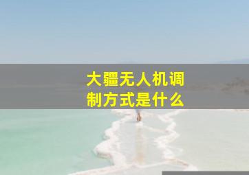 大疆无人机调制方式是什么