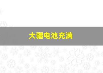 大疆电池充满