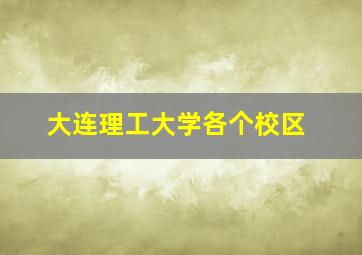 大连理工大学各个校区