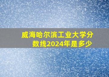 威海哈尔滨工业大学分数线2024年是多少