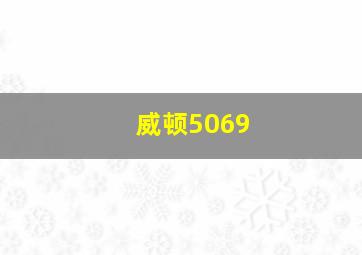 威顿5069