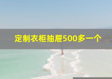 定制衣柜抽屉500多一个