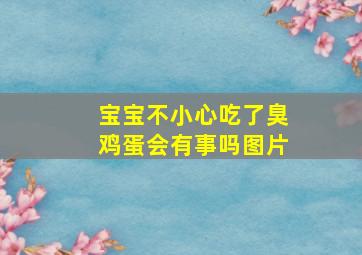 宝宝不小心吃了臭鸡蛋会有事吗图片