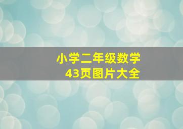 小学二年级数学43页图片大全