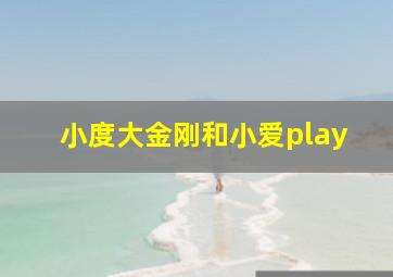 小度大金刚和小爱play