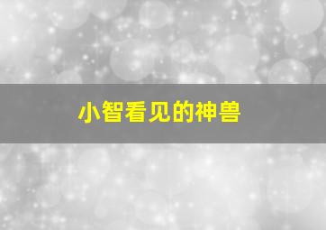 小智看见的神兽