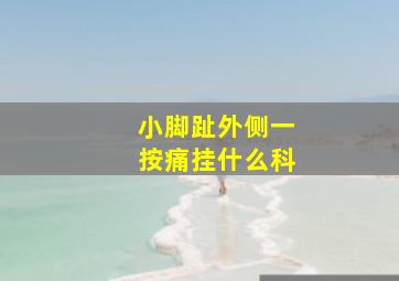 小脚趾外侧一按痛挂什么科