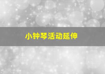 小钟琴活动延伸