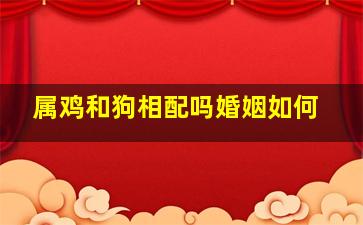 属鸡和狗相配吗婚姻如何