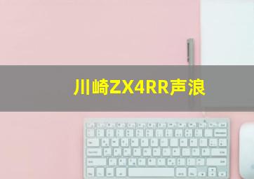 川崎ZX4RR声浪