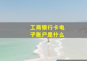 工商银行卡电子账户是什么