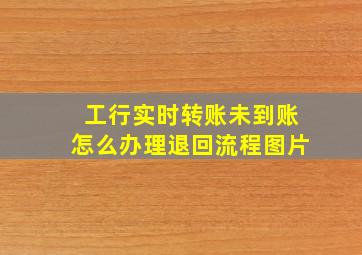 工行实时转账未到账怎么办理退回流程图片