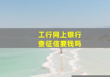 工行网上银行查征信要钱吗