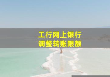 工行网上银行调整转账限额