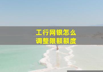 工行网银怎么调整限额额度