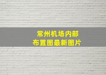 常州机场内部布置图最新图片