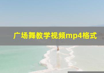 广场舞教学视频mp4格式