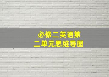 必修二英语第二单元思维导图