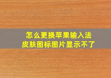 怎么更换苹果输入法皮肤图标图片显示不了