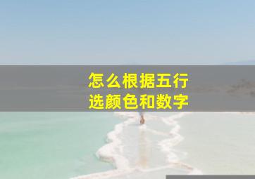 怎么根据五行选颜色和数字