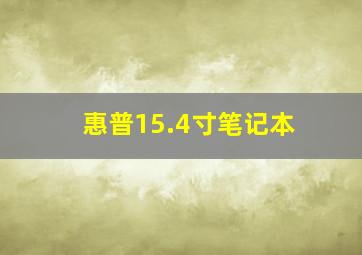 惠普15.4寸笔记本